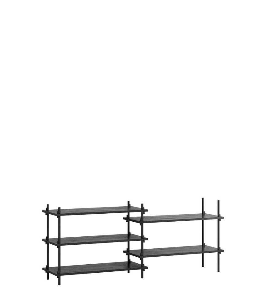 Moebe Moebe Shelving system S.65.2.A (diverse kleurencombinaties) Moebe Moebe Shelving system S.65.2.A (diverse kleurencombinaties)