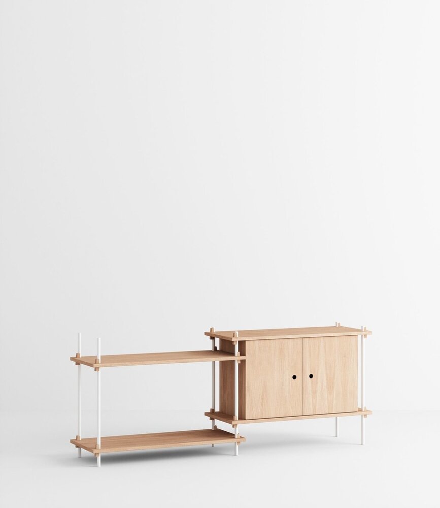 Moebe Moebe Shelving system S.65.2.C (different colour combinations) Moebe Moebe Shelving system S.65.2.C (different colour combinations)