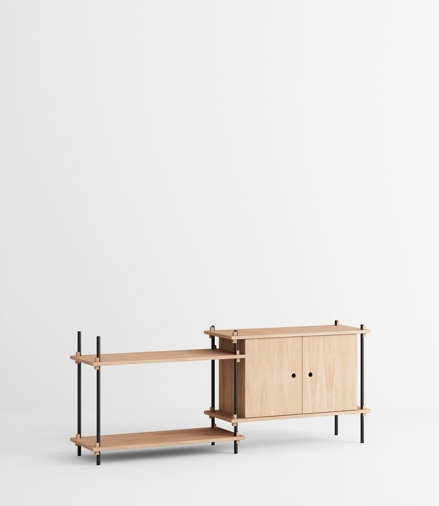 Moebe Moebe Shelving system S.65.2.C (different colour combinations) Moebe Moebe Shelving system S.65.2.C (different colour combinations)