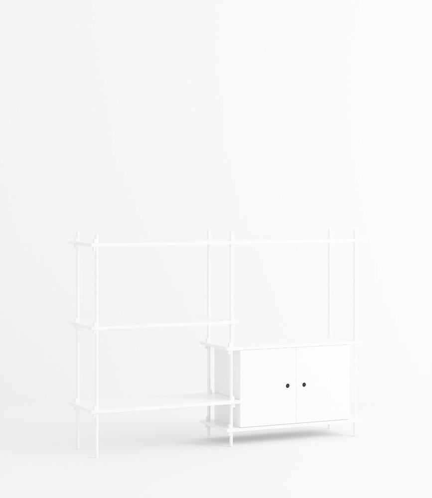 Moebe Moebe Shelving system S.115.2.C (diverse kleurencombinaties) Moebe Moebe Shelving system S.115.2.C (diverse kleurencombinaties)