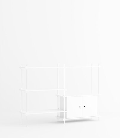 Moebe Moebe Shelving system S.115.2.C (different colour combinations) Moebe Moebe Shelving system S.115.2.C (different colour combinations)