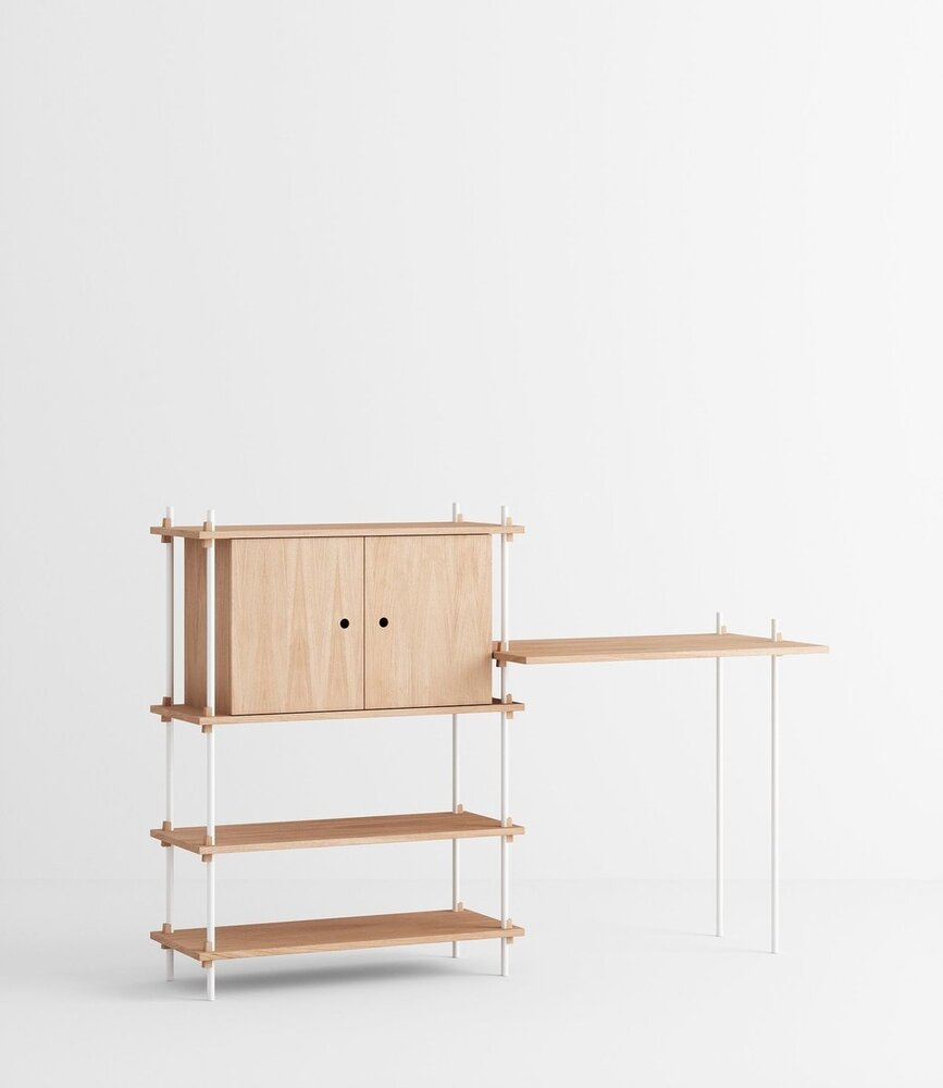 Moebe Moebe Shelving system S.115.2.D (different colour combinations) Moebe Moebe Shelving system S.115.2.D (different colour combinations)