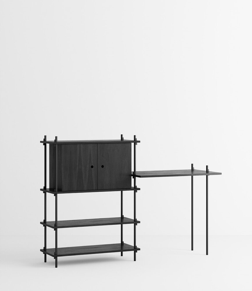 Moebe Moebe Shelving system S.115.2.D (diverse kleurencombinaties) Moebe Moebe Shelving system S.115.2.D (diverse kleurencombinaties)