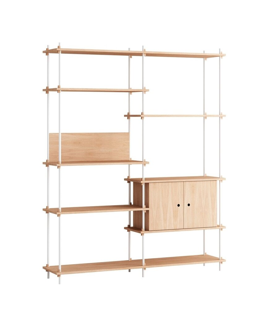 Moebe Moebe Shelving system S.200.2.C (different colour combinations) Moebe Moebe Shelving system S.200.2.C (different colour combinations)