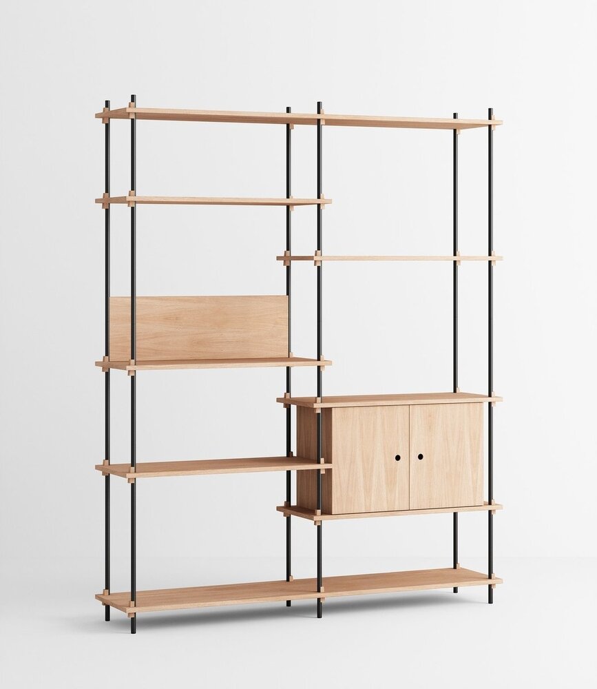 Moebe Moebe Shelving system S.200.2.C (different colour combinations) Moebe Moebe Shelving system S.200.2.C (different colour combinations)