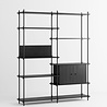 Moebe Moebe Shelving system S.200.2.C (different colour combinations) Moebe Moebe Shelving system S.200.2.C (different colour combinations)