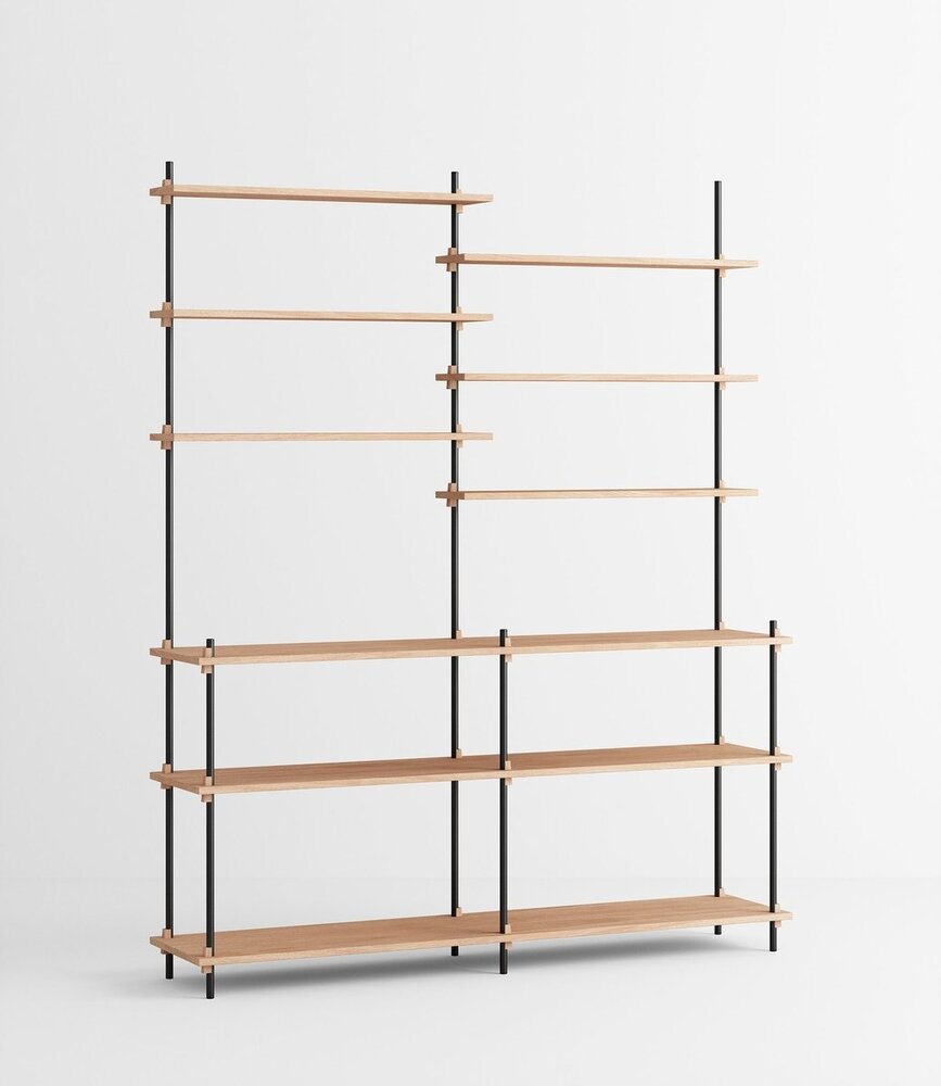 Moebe Moebe Shelving system S.200.2.D (different colour combinations) Moebe Moebe Shelving system S.200.2.D (different colour combinations)