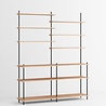 Moebe Moebe Shelving system S.200.2.D (different colour combinations) Moebe Moebe Shelving system S.200.2.D (different colour combinations)