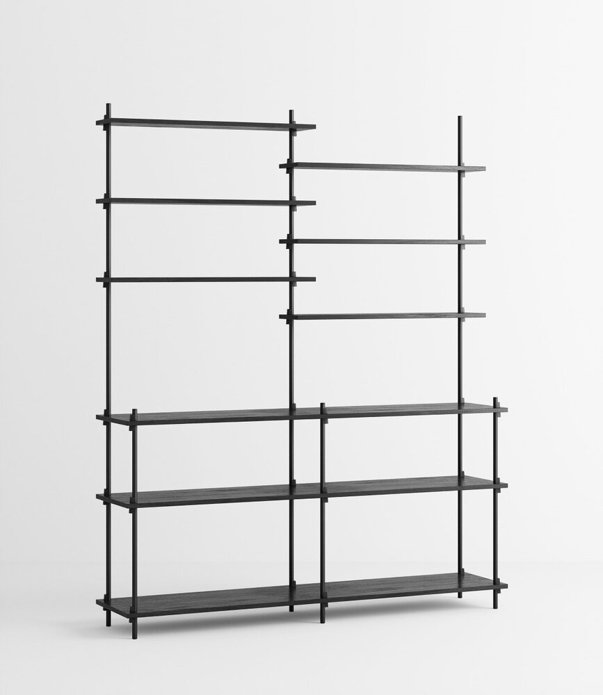 Moebe Moebe Shelving system S.200.2.D (different colour combinations) Moebe Moebe Shelving system S.200.2.D (different colour combinations)
