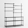 Moebe Moebe Shelving system S.200.2.D (different colour combinations) Moebe Moebe Shelving system S.200.2.D (different colour combinations)