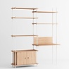 Moebe Moebe Shelving system S.200.2.E (different colour combinations) Moebe Moebe Shelving system S.200.2.E (different colour combinations)