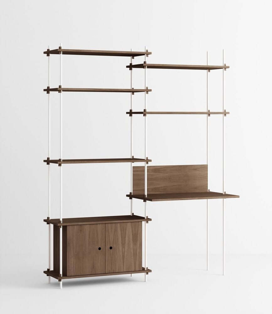 Moebe Moebe Shelving system S.200.2.E (diverse kleurencombinaties) Moebe Moebe Shelving system S.200.2.E (diverse kleurencombinaties)