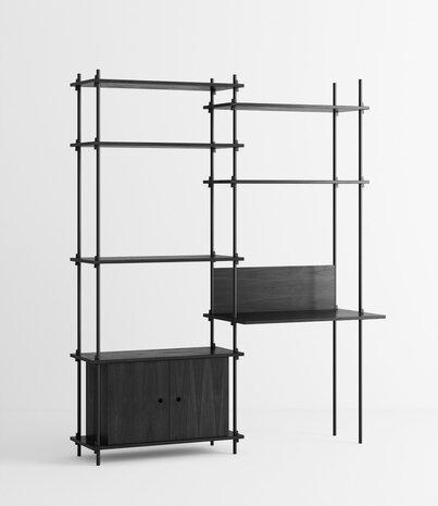 Moebe Moebe Shelving system S.200.2.E (diverse kleurencombinaties) Moebe Moebe Shelving system S.200.2.E (diverse kleurencombinaties)