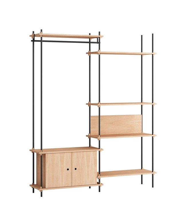 Moebe Moebe Shelving system S.200.2.G  (different colours)