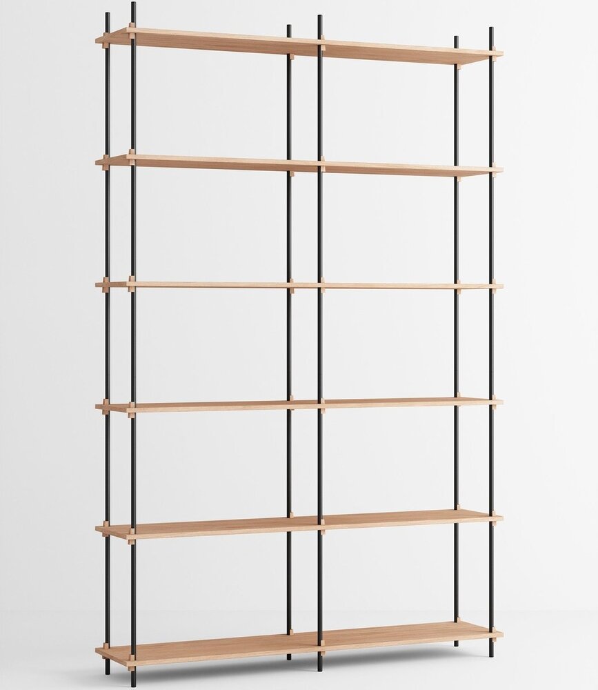 Moebe Moebe Shelving system S.255.2.B (different colour combinations) Moebe Moebe Shelving system S.255.2.B (different colour combinations)