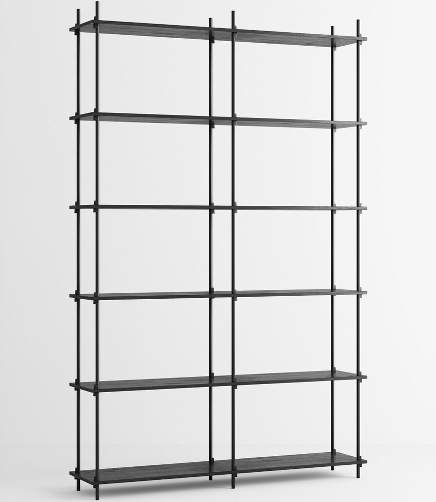 Moebe Moebe Shelving system S.255.2.B (different colour combinations) Moebe Moebe Shelving system S.255.2.B (different colour combinations)