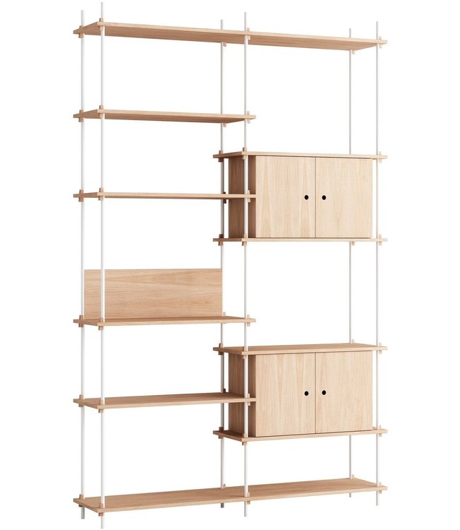 Moebe Moebe Shelving system S.255.2.C  (different colours)