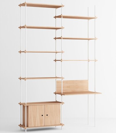 Moebe Moebe Shelving system S.255.2.E (different colour combinations) Moebe Moebe Shelving system S.255.2.E (different colour combinations)