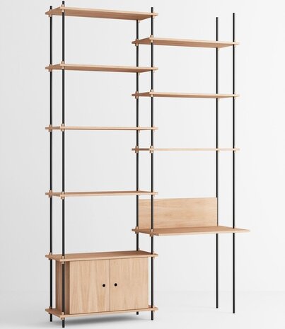 Moebe Moebe Shelving system S.255.2.E (diverse kleurencombinaties) Moebe Moebe Shelving system S.255.2.E (diverse kleurencombinaties)