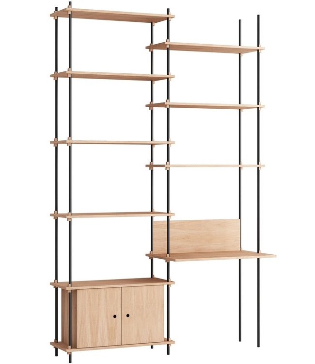 Moebe Moebe Shelving system S.255.2.E  (different colours)