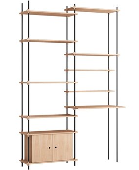 Moebe Moebe Shelving system S.255.2.F (different colours) Moebe Moebe Shelving system S.255.2.F (different colours)