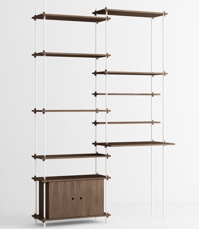 Moebe Moebe Shelving system S.255.2.F (different colour combinations) Moebe Moebe Shelving system S.255.2.F (different colour combinations)