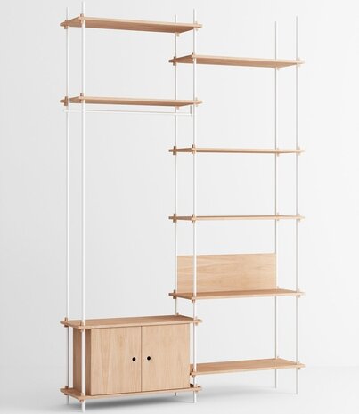 Moebe Moebe Shelving system S.255.2.G (different colour combinations) Moebe Moebe Shelving system S.255.2.G (different colour combinations)