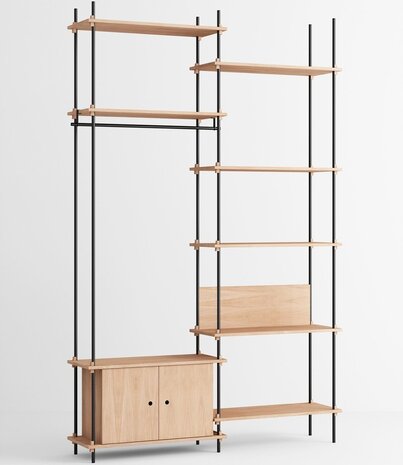 Moebe Moebe Shelving system S.255.2.G (different colour combinations) Moebe Moebe Shelving system S.255.2.G (different colour combinations)