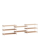 Moebe Moebe Shelving system S.65.3.A (different colours) Moebe Moebe Shelving system S.65.3.A (different colours)