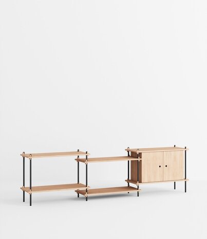 Moebe Moebe Shelving system S.65.3.B (different colour combinations) Moebe Moebe Shelving system S.65.3.B (different colour combinations)