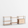 Moebe Moebe Shelving system S.85.3.B (different colour combinations) Moebe Moebe Shelving system S.85.3.B (different colour combinations)