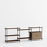 Moebe Moebe Shelving system S.85.3.B (different colour combinations) Moebe Moebe Shelving system S.85.3.B (different colour combinations)