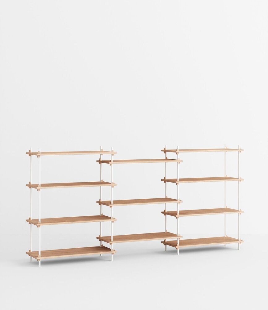 Moebe Moebe Shelving system S.115.3.A (different colour combinations) Moebe Moebe Shelving system S.115.3.A (different colour combinations)