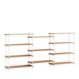 Moebe Moebe Shelving system S.115.3.A (different colours) Moebe Moebe Shelving system S.115.3.A (different colours)