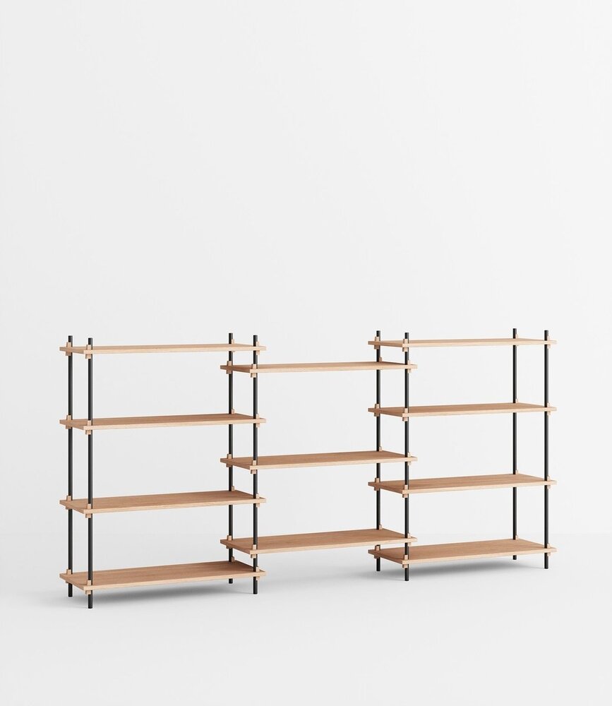 Moebe Moebe Shelving system S.115.3.A (different colour combinations) Moebe Moebe Shelving system S.115.3.A (different colour combinations)