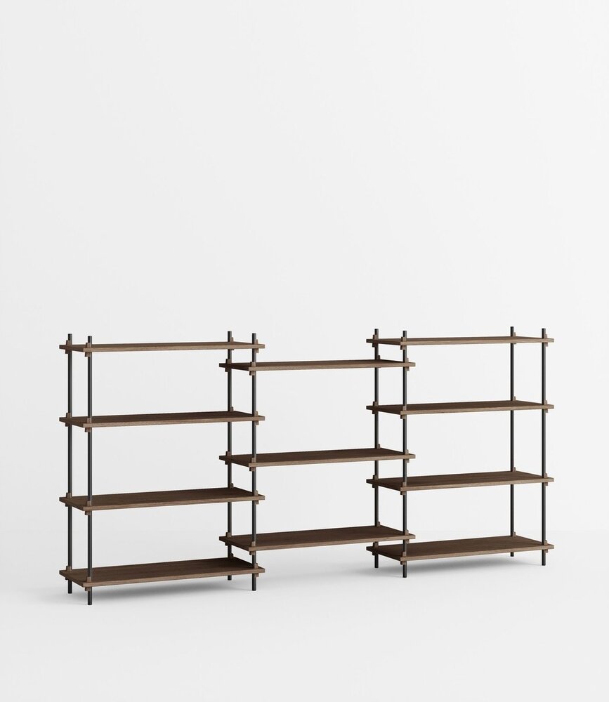 Moebe Moebe Shelving system S.115.3.A (different colour combinations) Moebe Moebe Shelving system S.115.3.A (different colour combinations)