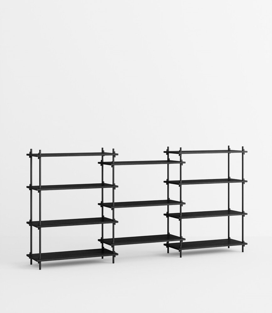 Moebe Moebe Shelving system S.115.3.A (different colour combinations) Moebe Moebe Shelving system S.115.3.A (different colour combinations)