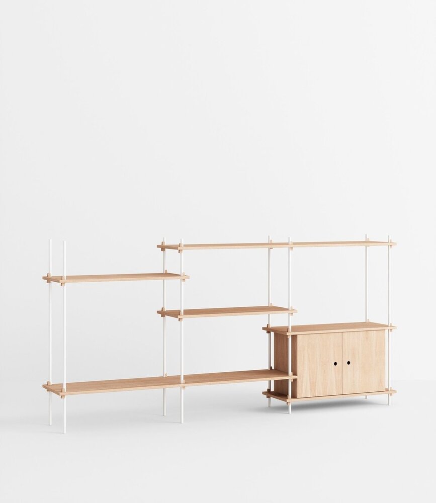 Moebe Moebe Shelving system S.115.3.B (diverse kleurencombinaties) Moebe Moebe Shelving system S.115.3.B (diverse kleurencombinaties)