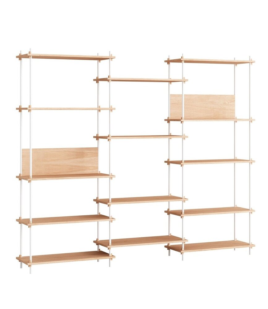 Moebe Moebe Shelving system S.200.3.A (diverse kleurencombinaties) Moebe Moebe Shelving system S.200.3.A (diverse kleurencombinaties)