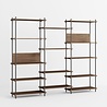 Moebe Moebe Shelving system S.200.3.A (different colour combinations) Moebe Moebe Shelving system S.200.3.A (different colour combinations)