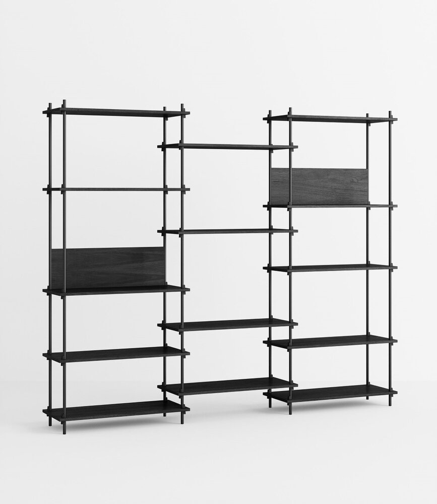 Moebe Moebe Shelving system S.200.3.A (diverse kleurencombinaties) Moebe Moebe Shelving system S.200.3.A (diverse kleurencombinaties)