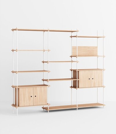 Moebe Moebe Shelving system S.200.3.B (different colour combinations) Moebe Moebe Shelving system S.200.3.B (different colour combinations)