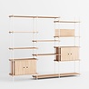 Moebe Moebe Shelving system S.200.3.B (diverse kleurencombinaties) Moebe Moebe Shelving system S.200.3.B (diverse kleurencombinaties)