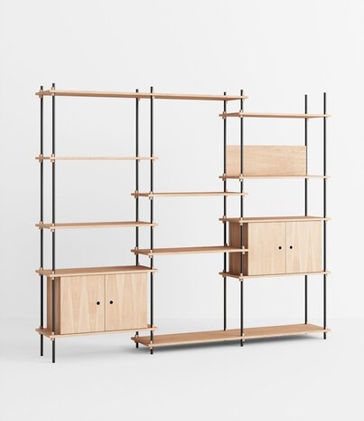 Moebe Moebe Shelving system S.200.3.B (different colour combinations) Moebe Moebe Shelving system S.200.3.B (different colour combinations)