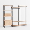Moebe Moebe Shelving system S.200.3.C (different colour combinations) Moebe Moebe Shelving system S.200.3.C (different colour combinations)