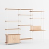 Moebe Moebe Shelving system S.200.3.D (different colour combinations) Moebe Moebe Shelving system S.200.3.D (different colour combinations)