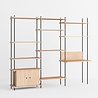 Moebe Moebe Shelving system S.200.3.D (different colour combinations) Moebe Moebe Shelving system S.200.3.D (different colour combinations)