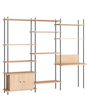 Moebe Moebe Shelving system S.200.3.D  (diverse kleuren)