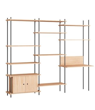 Moebe Moebe Shelving system S.200.3.D  (different colours)