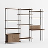 Moebe Moebe Shelving system S.200.3.D (different colour combinations) Moebe Moebe Shelving system S.200.3.D (different colour combinations)